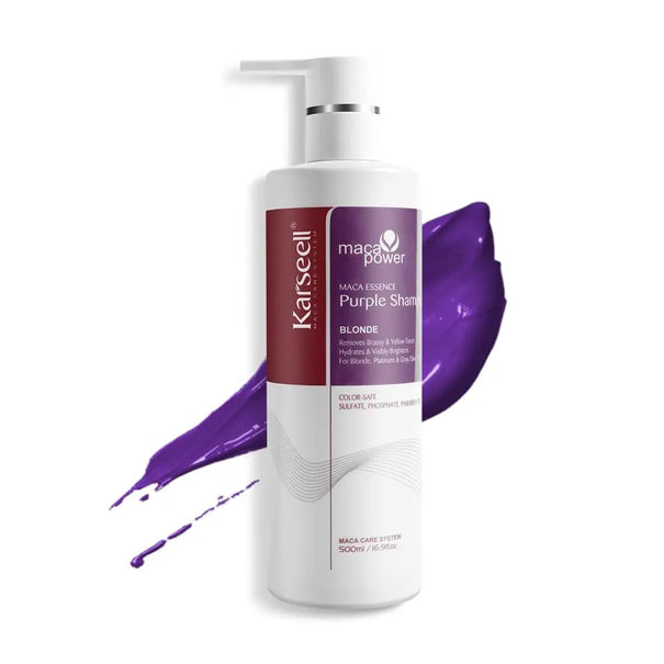 DOKAN KARSEELL Maca Power Purple Mask and Shampoo Set For Colored Hair KARSEELL
