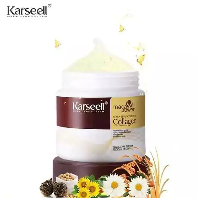Karseell Collagen Hair Treatment Collagen Hair Mask Essence for Dry Damaged Hair 500 ml - JOLIE'S
