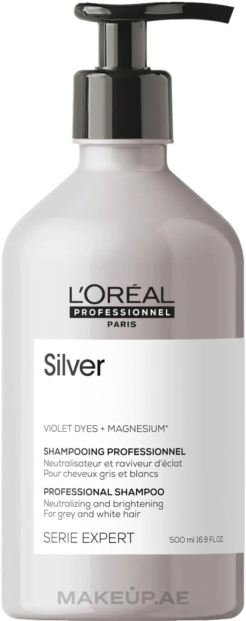 DOKAN L'OREAL PROFESSIONNEL Silver Shampoo, for grey, white or light blonde hair L'OREAL PROFESSIONNEL