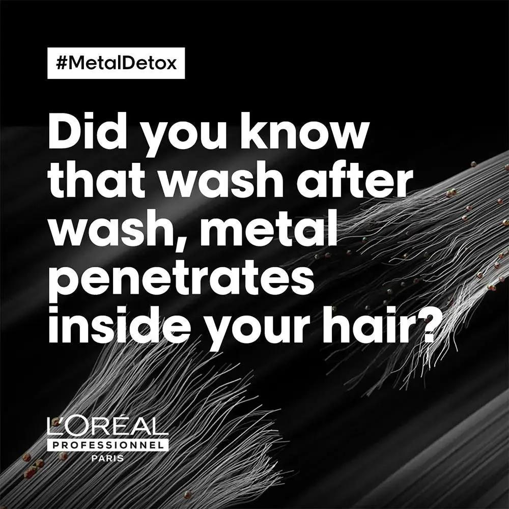 DOKAN L’Oreal  Professionnel Metal Detox Sulfate Free Shampoo with Glicoamine & Ionene for Hair Breakage 500 ml L'OREAL PROFESSIONNEL