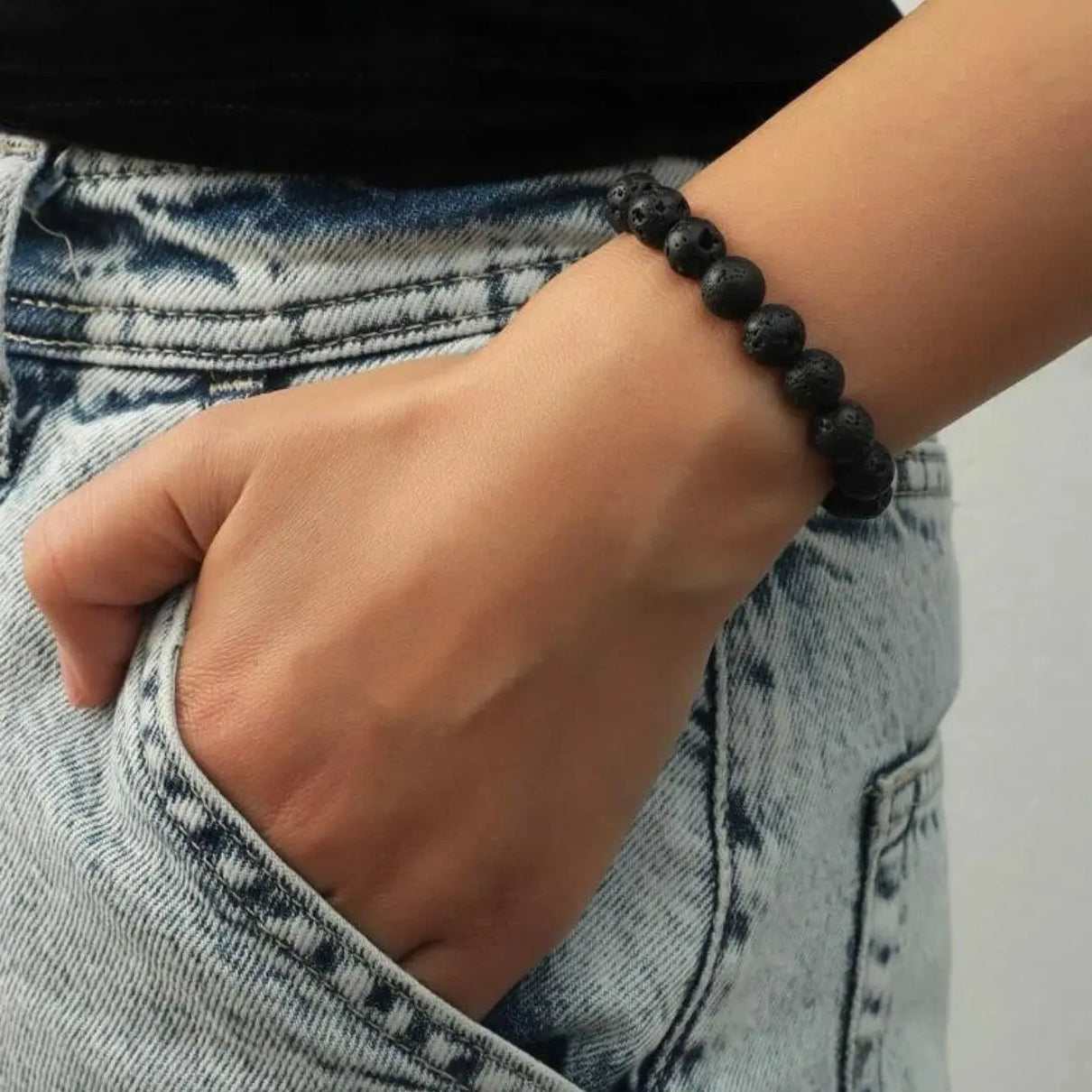 Lava Stone Handmade Bracelet - JOLIE'S UAE