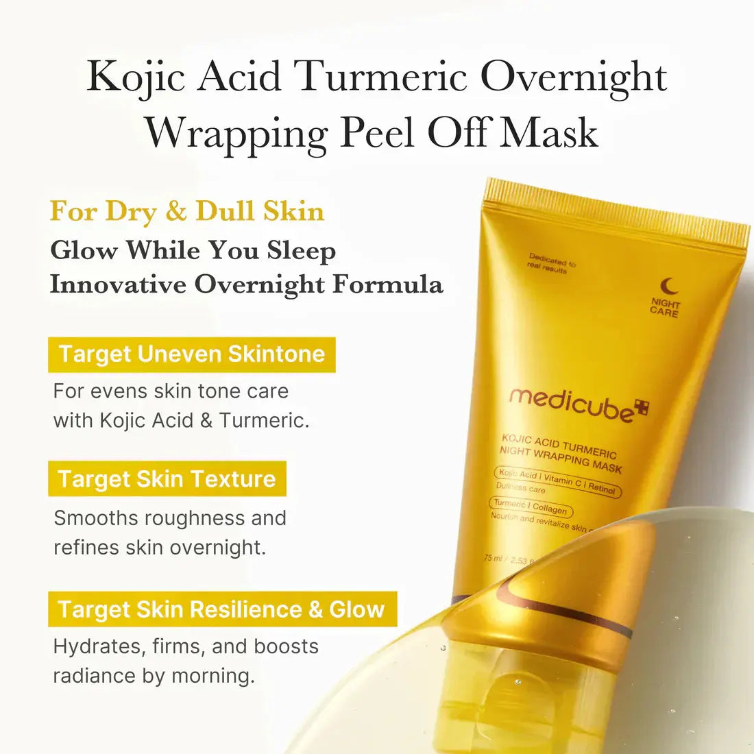 MEDICUBE Kojic Acid Turmeric Night Wrapping Mask Medicube JOLIE'S