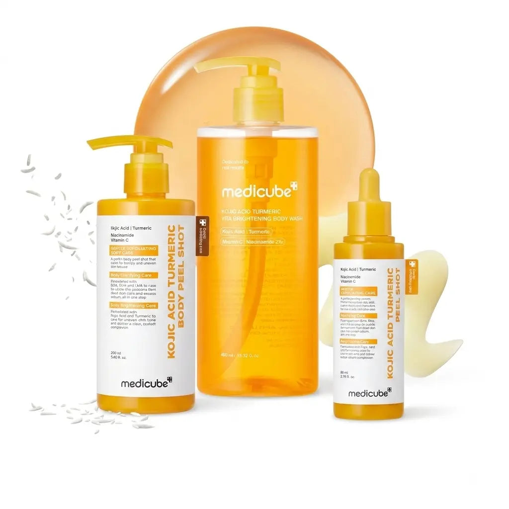 MEDICUBE Kojic Acid Turmeric Triolgy Glow Set - DOKAN