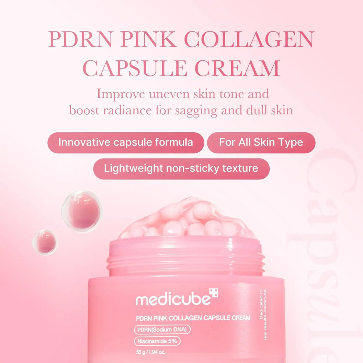 MEDICUBE PDRN Pink Collagen Capsule Cream Medicube JOLIE'S