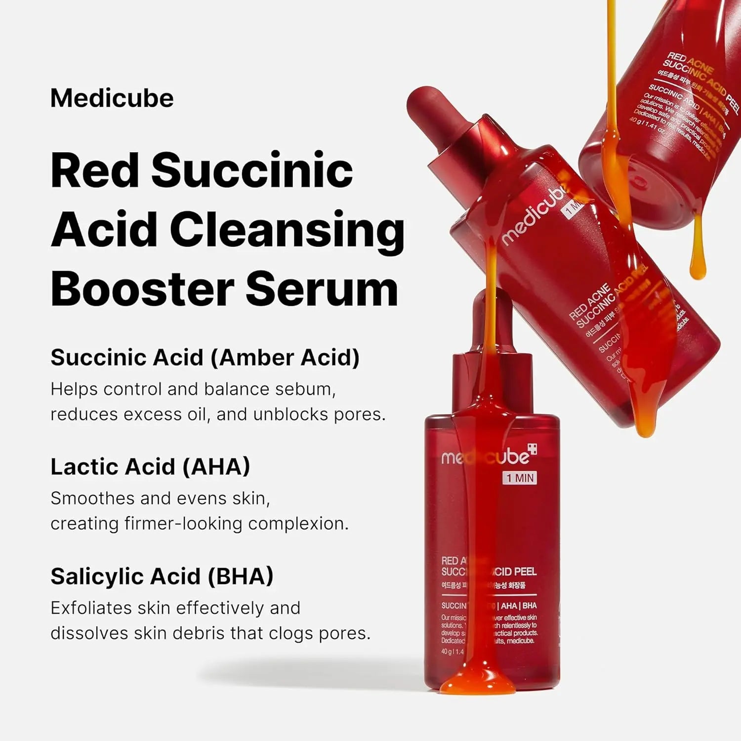 MEDICUBE Red Acne Succinic Acid Peel Serum Medicube JOLIE'S