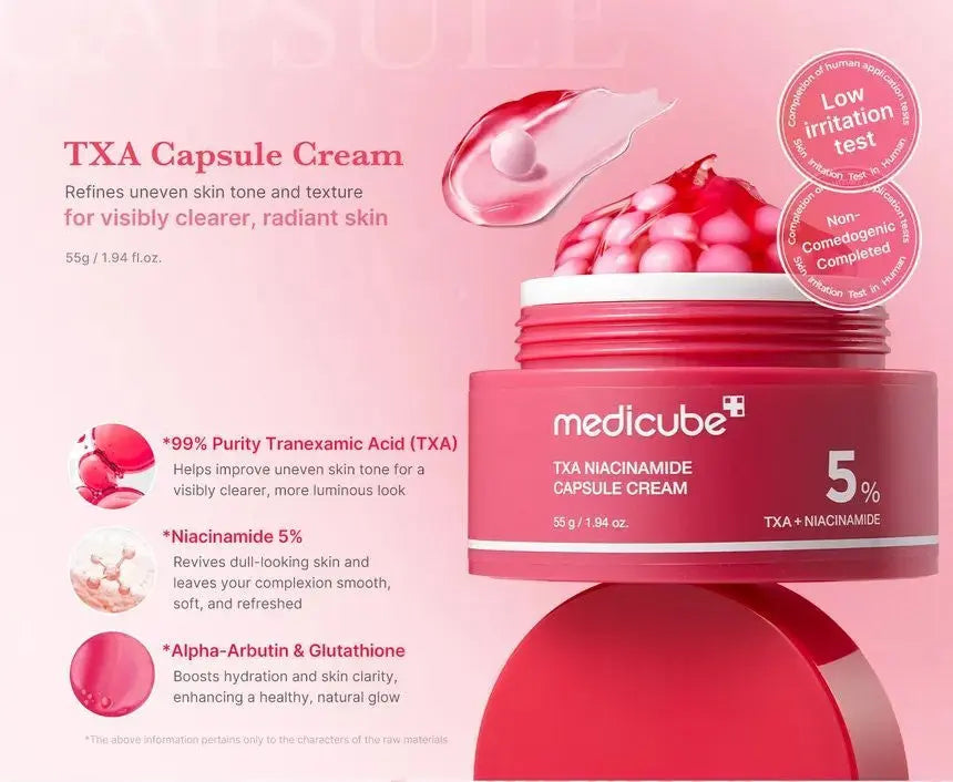 MEDICUBE TXA Niacinamide Capsule Cream 55 gm - JOLIE'S