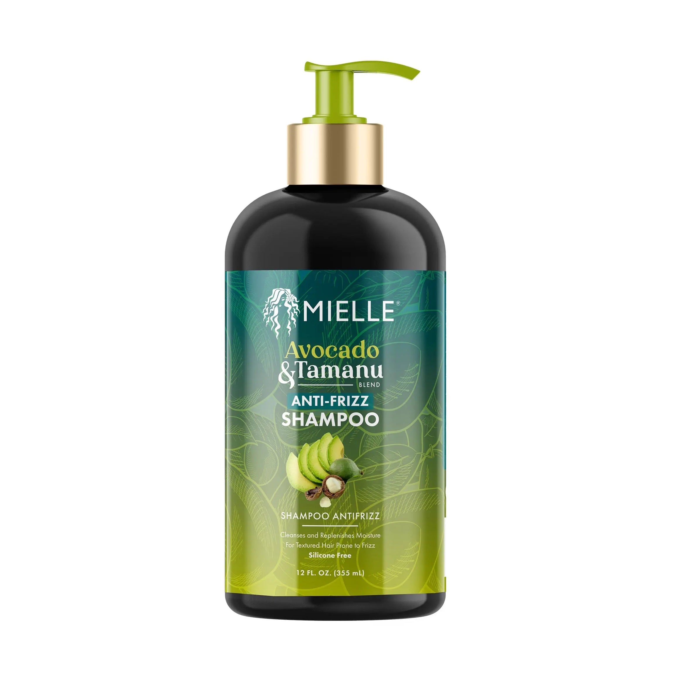 MIELLE Avocado & Tamanu Anti-Frizz Shampoo 355 ml - JOLIE'S