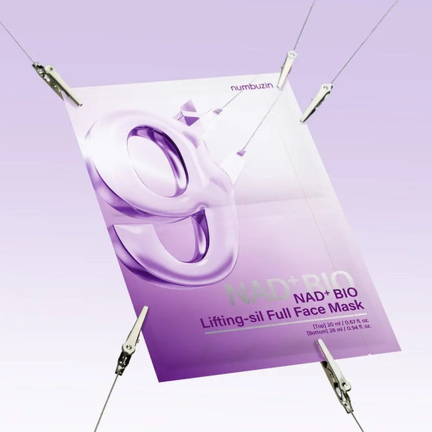 NUMBUZIN No.9 NAD+ BIO Lifting-sil Full Face Mask (4 Sheets + Lifting Band) numbuzin JOLIE'S