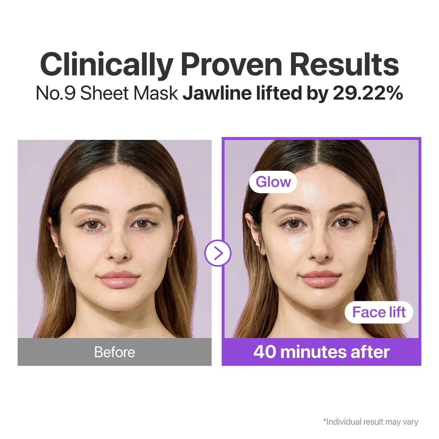 NUMBUZIN No.9 NAD+ BIO Lifting-sil Full Face Mask (4 Sheets + Lifting Band) numbuzin JOLIE'S