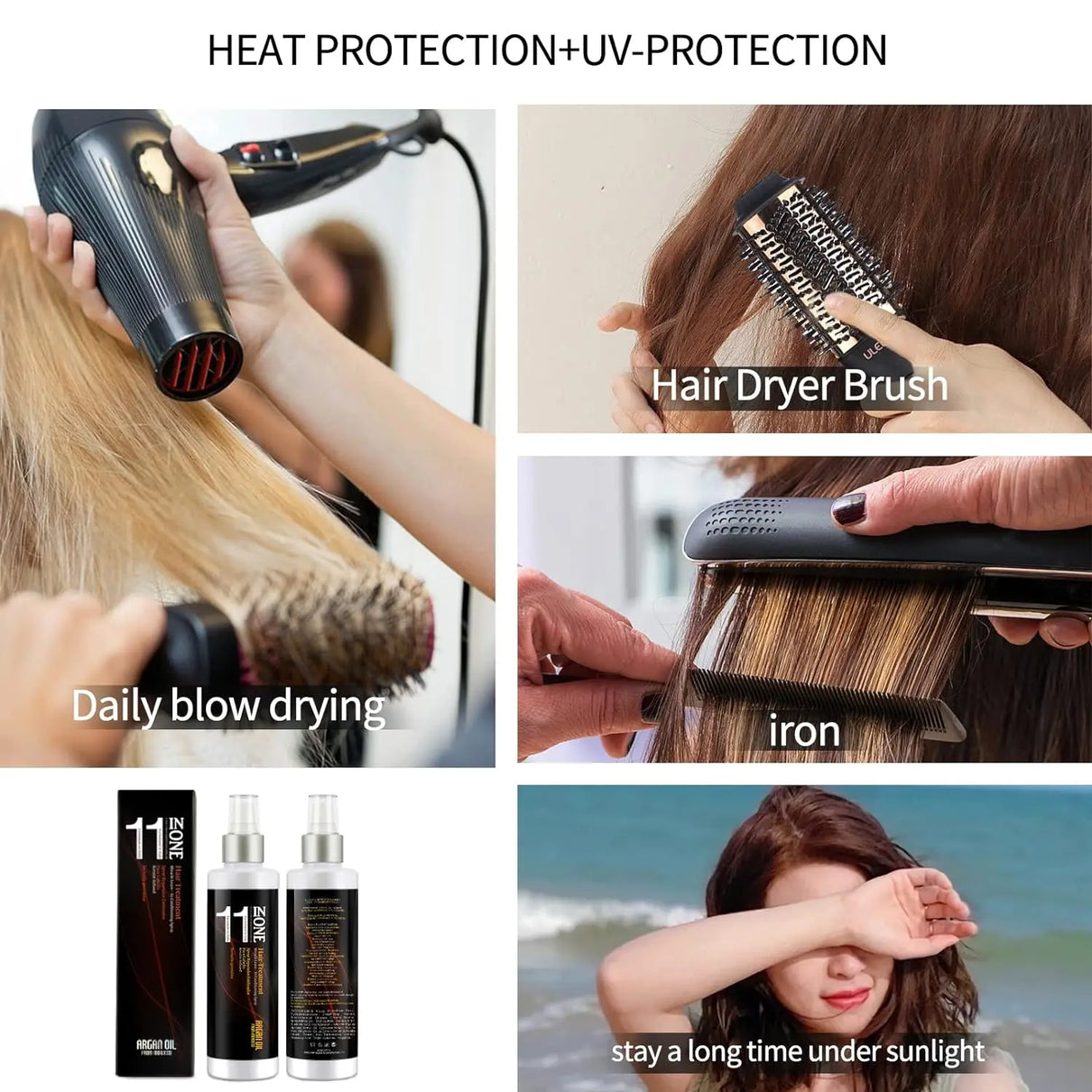 NUSPA 11 in 1 Moroccan Argan oil Moisture Leave In Conditioner Spray 250 ML NUSPA JOLIE'S