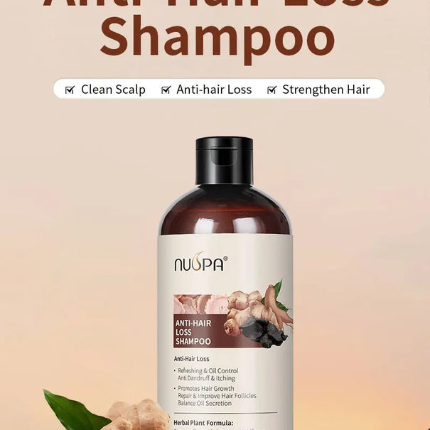 NUSPA Anti Hair Loss Hair Care Set with Herbal Shampoo, Serum & Massage Comb NUSPA JOLIE'S