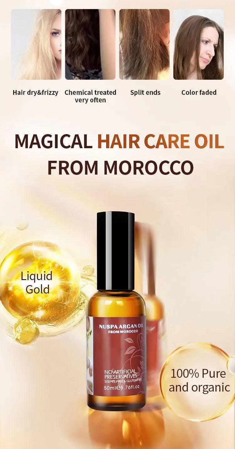 NUSPA Argan Oil Hair Oil Serum Hair Treatment - JOLIE'S UAE