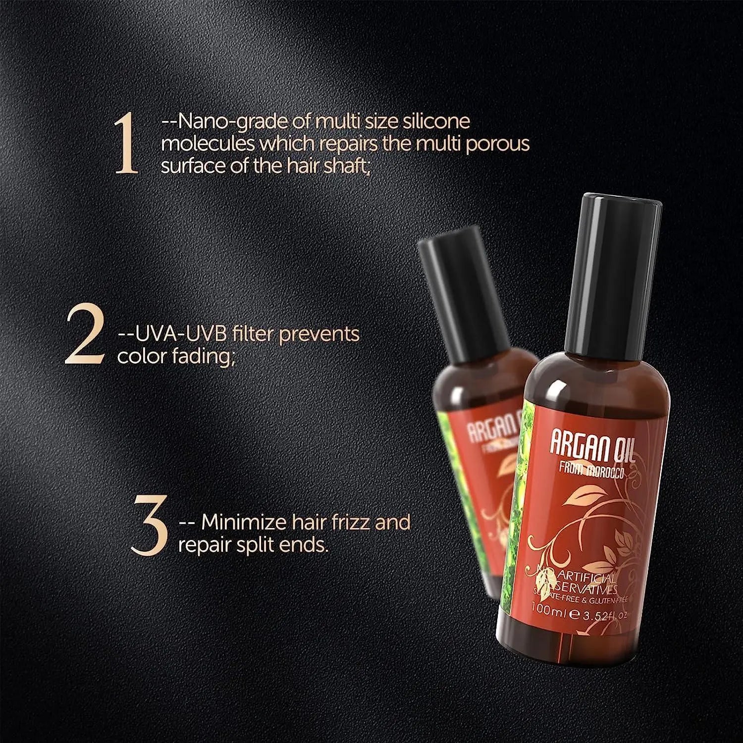 NUSPA Argan Oil Hair Oil Serum Hair Treatment - JOLIE'S UAE