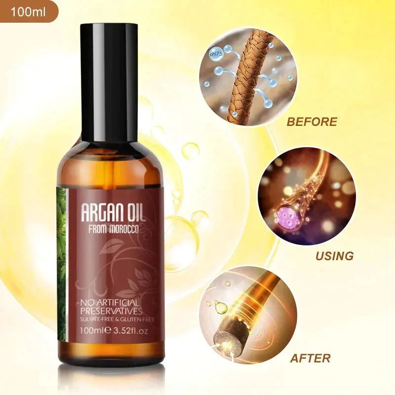 NUSPA Argan Oil Hair Oil Serum Hair Treatment - JOLIE'S UAE