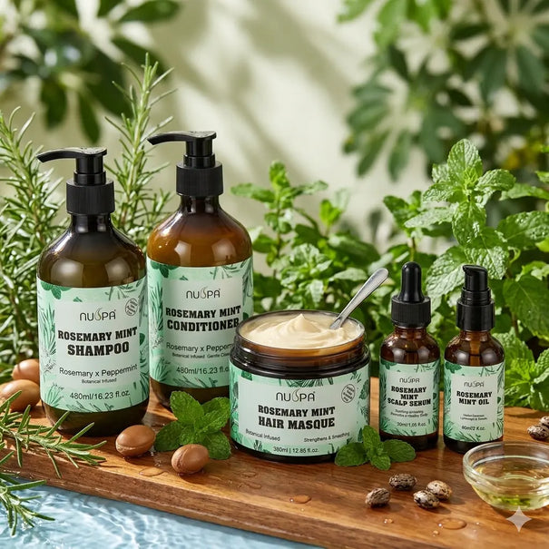 NUSPA Rosemary Mint Hair Growth & Scalp Complete Care Set NUSPA JOLIE'S