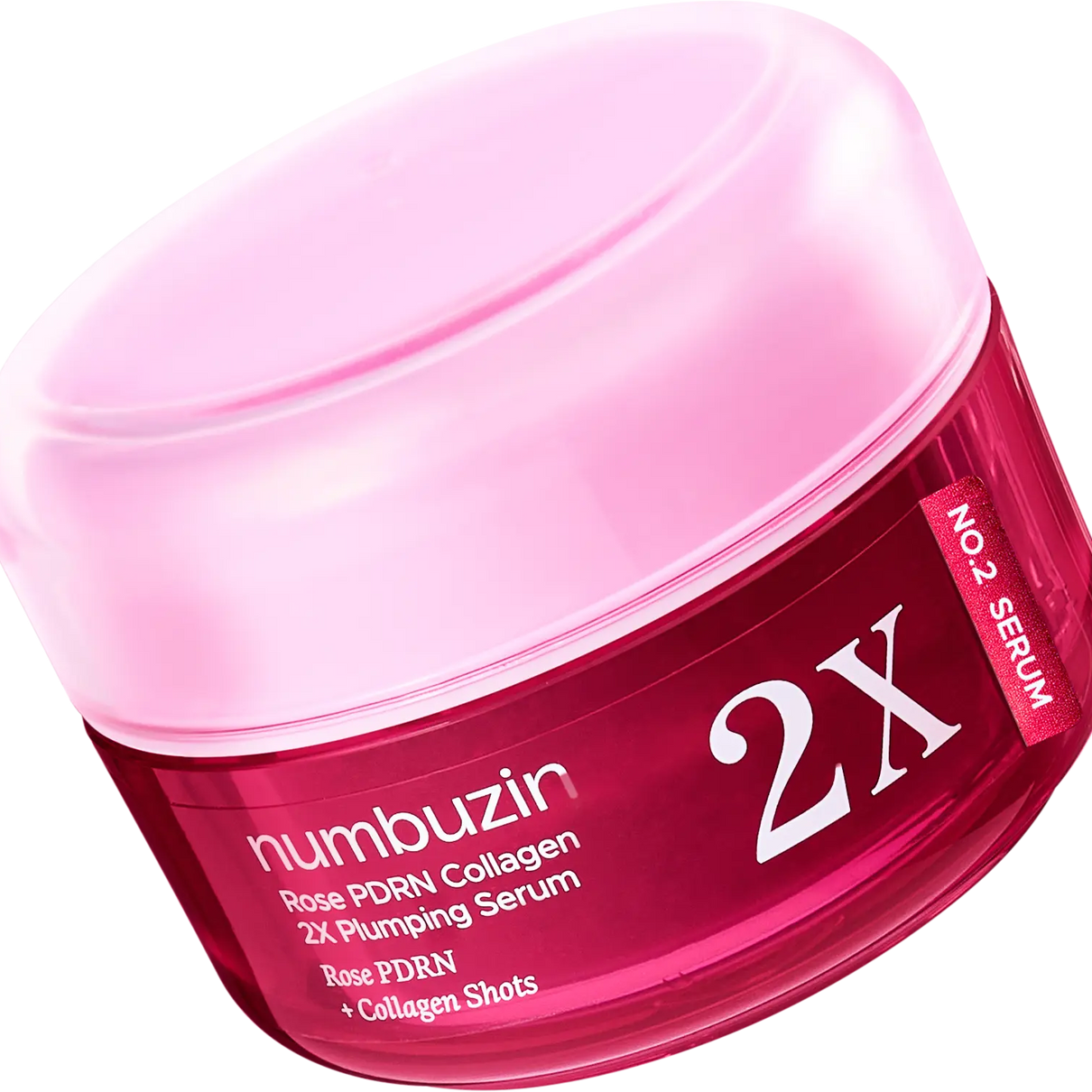 Numbuzin No.2 Rose PDRN Collagen 2X Plumping Serum + Collagen Shot 30ml Glam Secret