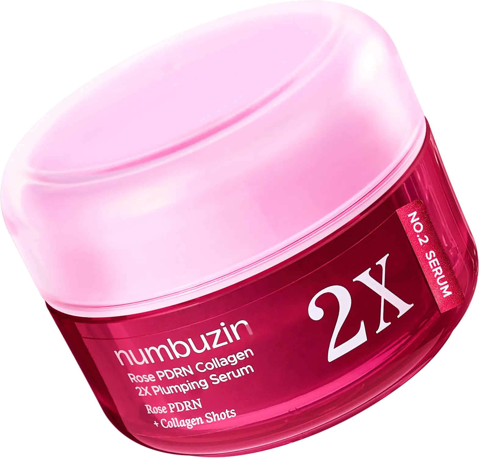 Numbuzin No.2 Rose PDRN Collagen 2X Plumping Serum + Collagen Shot 30ml Glam Secret