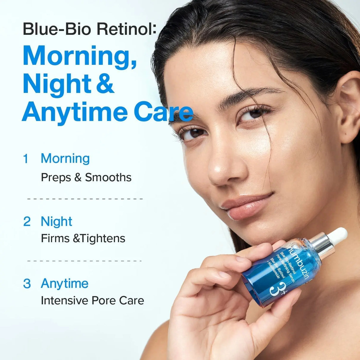 Numbuzin No.3 Blue Bio-Retinol Pore Refining Serum 30ml Numbuzin