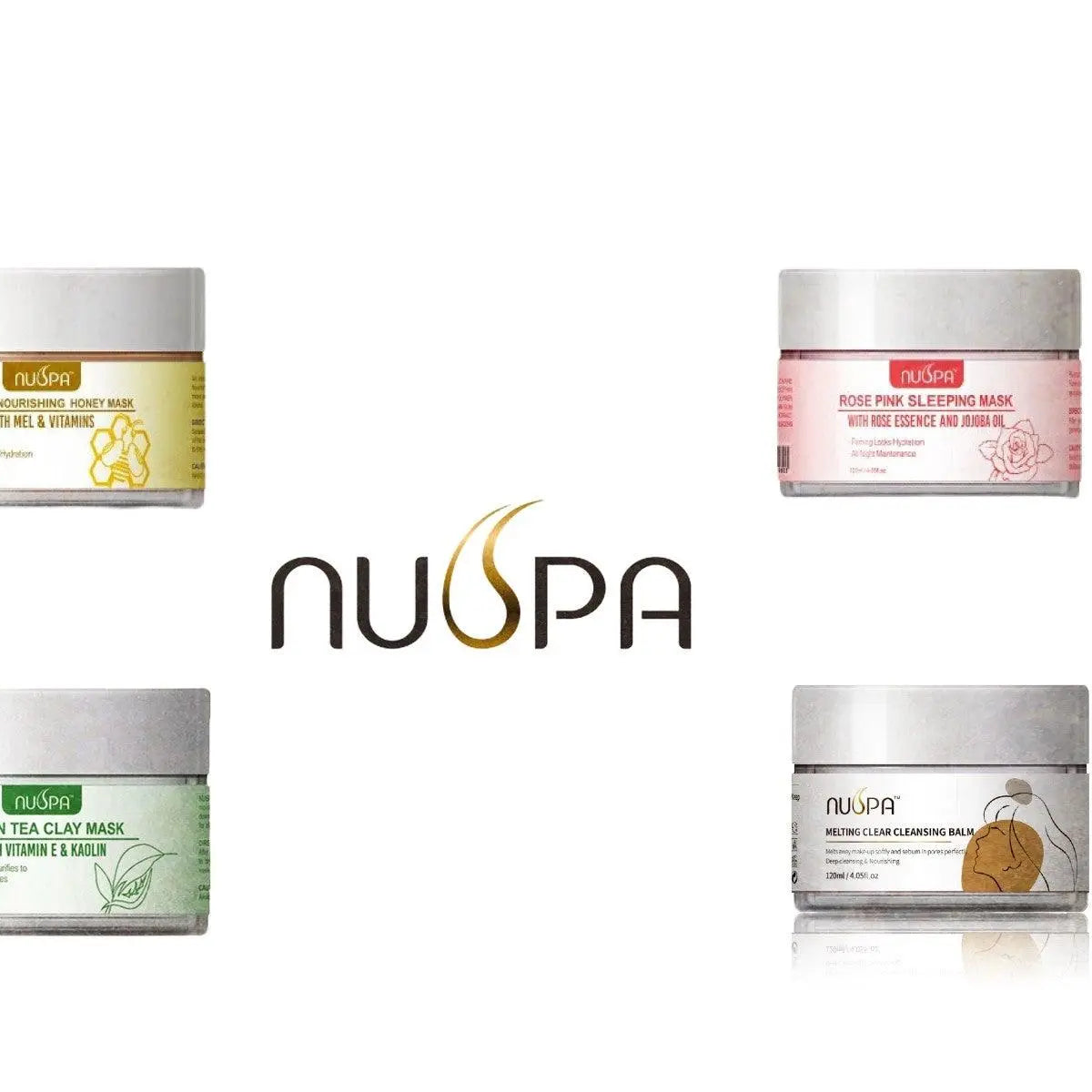 Nuspa Skin Care Mask Cream Set 4 pieces 120 ML - JOLIE'S UAE