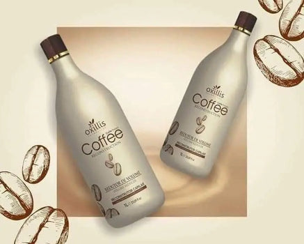 OXILLIS Coffee Therapy Brazilian Protein Hair Straightener 1000 ML - JOLIE'S