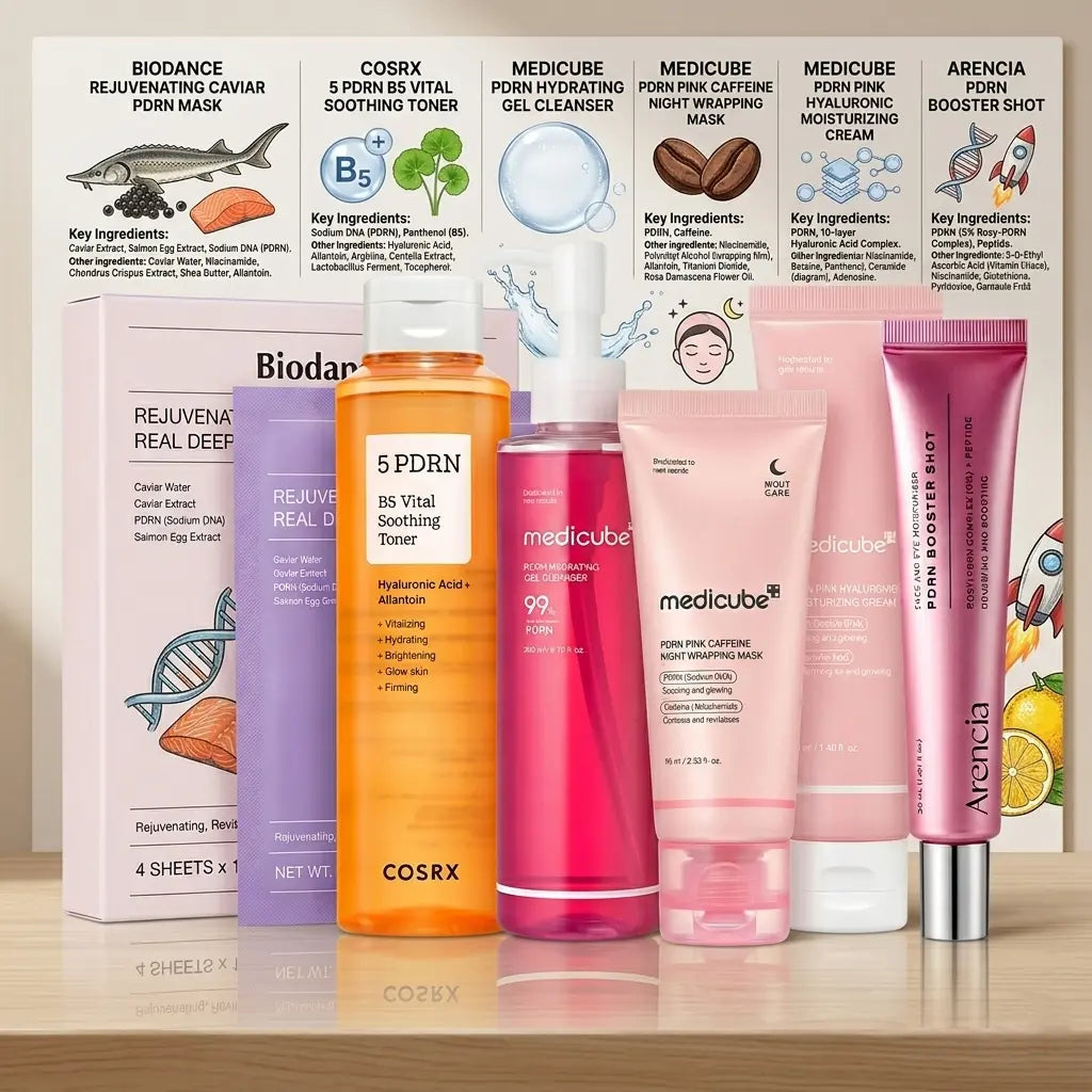 PDRN Complete Skincare Routine Set