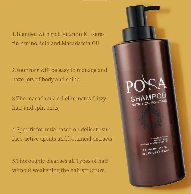 POSA Nutrition Moisture AntiDandruff Shampoo 1000 ML JOLIE'S