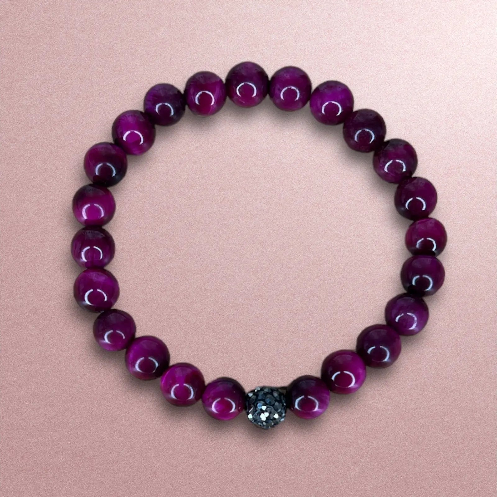 Rose tiger eye natural stone Bracelet JOLIE'S JOLIE'S