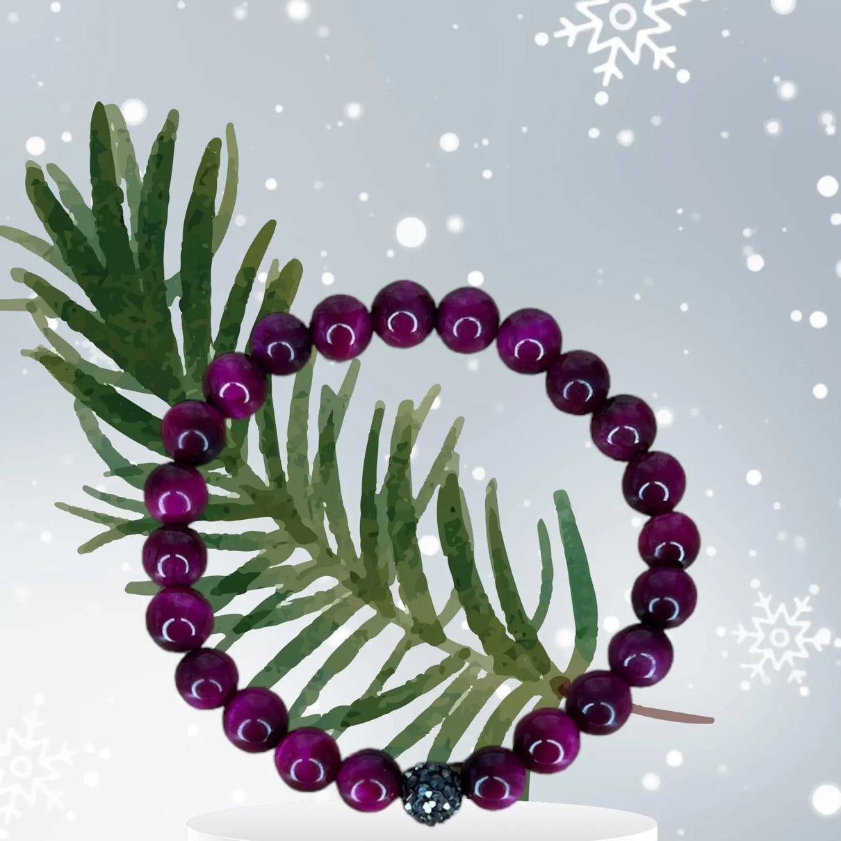 Rose tiger eye natural stone Bracelet JOLIE'S JOLIE'S