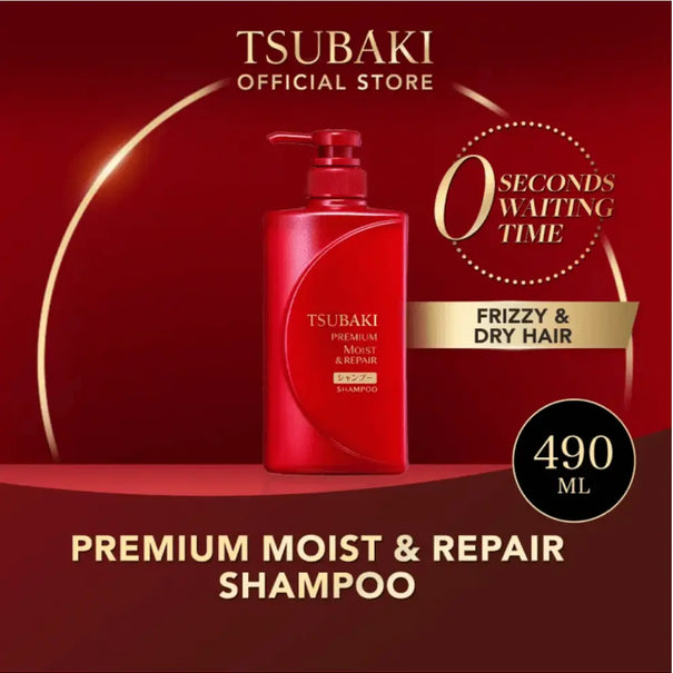 Shiseido Tsubaki Premium Moist & Repair Shampoo & Conditioner 490 ML Shiseido Tsubaki JOLIE'S