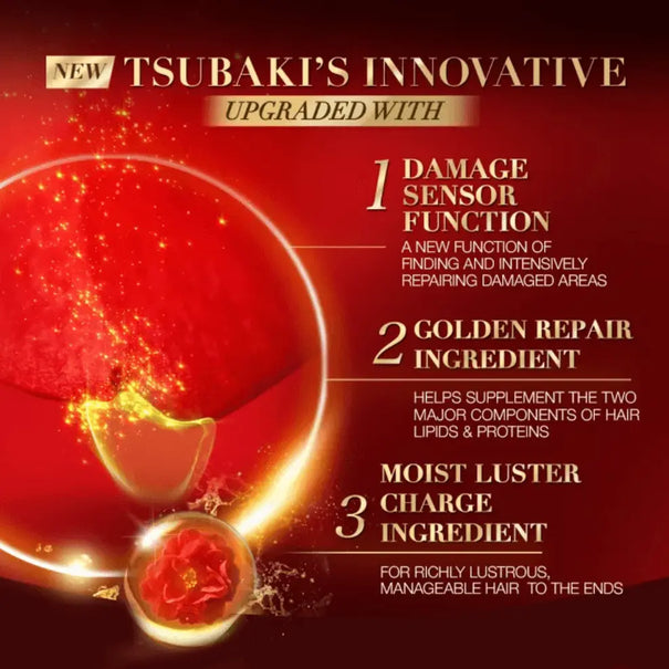 Shiseido Tsubaki Premium Moist & Repair Shampoo & Conditioner 490 ML Shiseido Tsubaki JOLIE'S