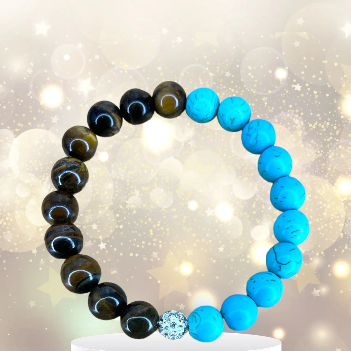 Turquoise and Tiger Eye Natural Stone JOLIE'S JOLIE'S