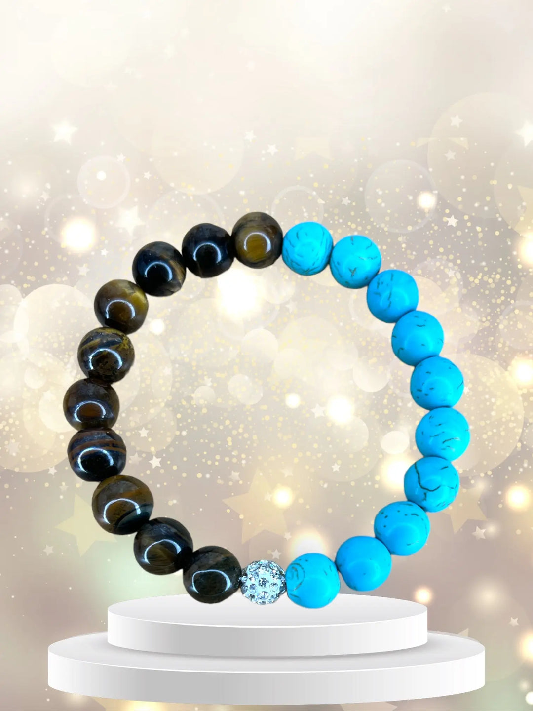 Turquoise and Tiger Eye Natural Stone JOLIE'S JOLIE'S