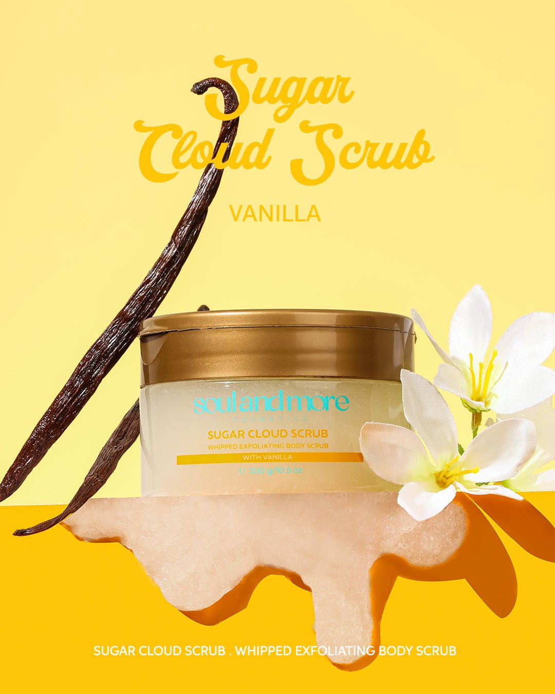 SOUL AND MORE Vanilla Body Scrub - JOLIE'S