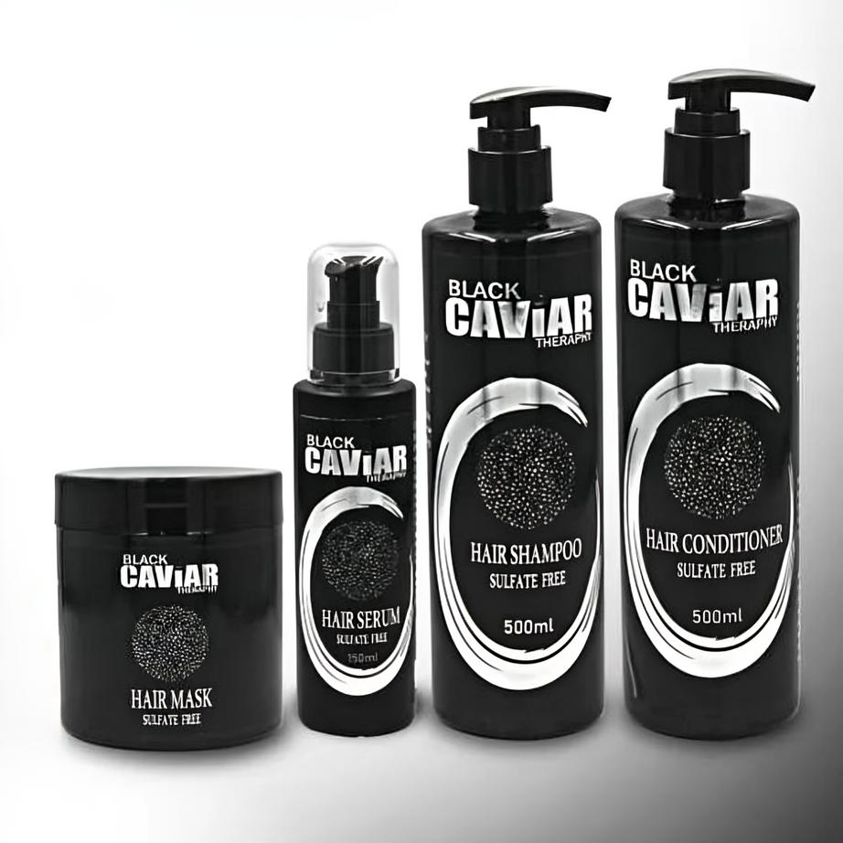 BLACK CAVIAR THERAPY Sulfate Free Hair Care Kit 4 Pcs BLACK CAVIAR JOLIE'S
