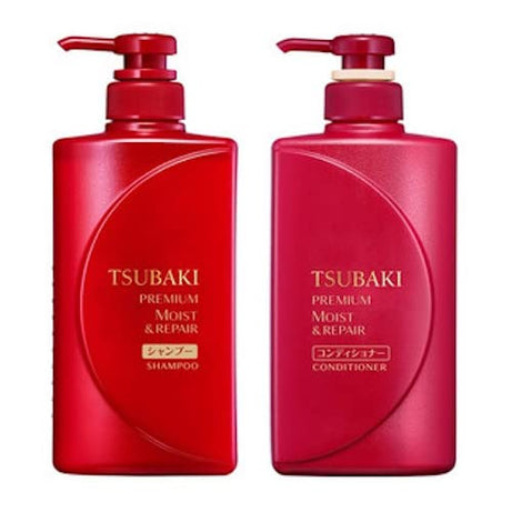 Shiseido Tsubaki Premium Moist & Repair Shampoo & Conditioner 490 ML Shiseido Tsubaki JOLIE'S